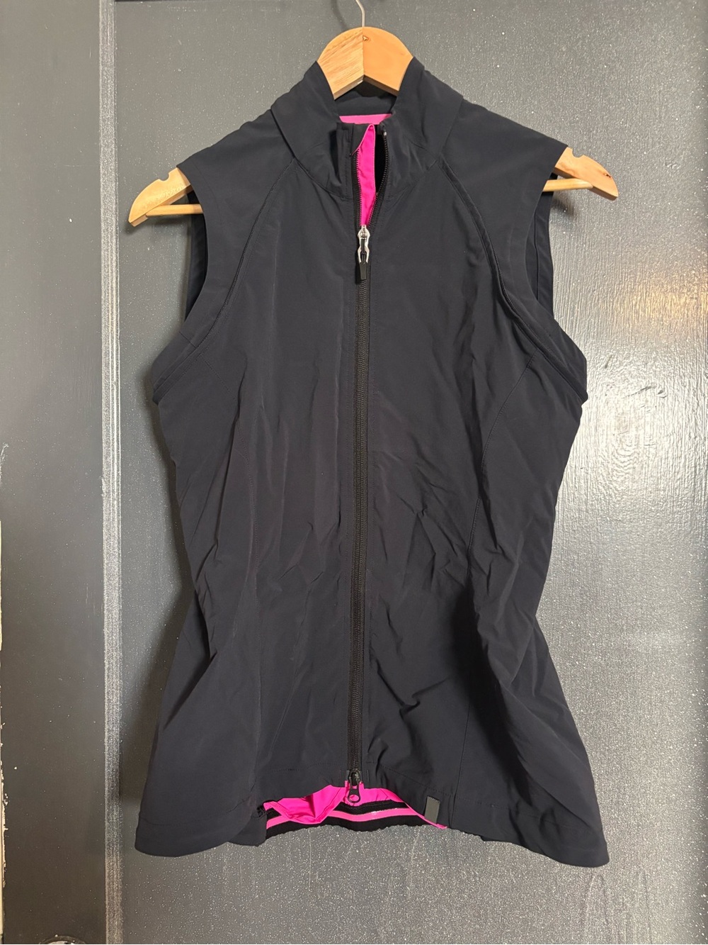 Specialized Black Women's Sleeveless Cycling Vest with Pink Trim